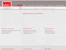 Tablet Screenshot of maccostruzioni.it